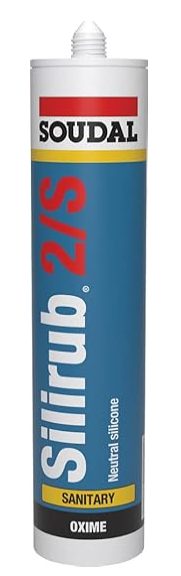 SOUDAL silirub 2s blanc 300ml