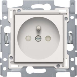 Prise NIKO 2P+T blanc