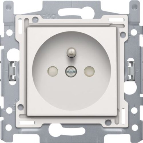 Prise NIKO 2P+T blanc