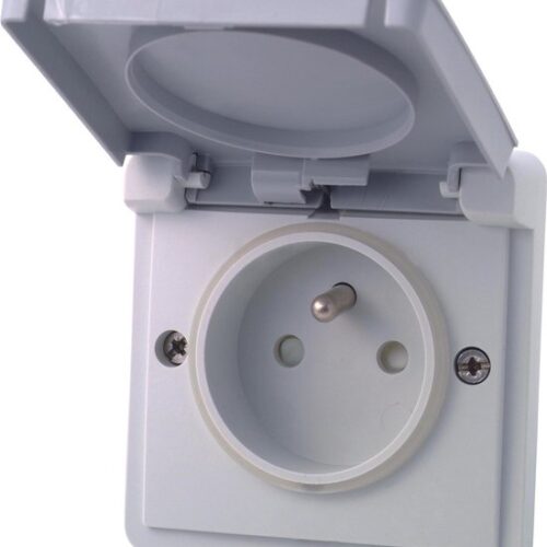 Prise NIKO hydro 2P+T+S 16A blanc