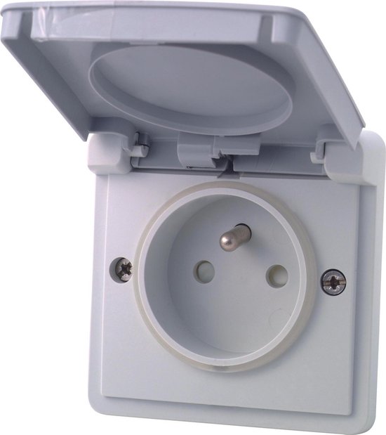 Prise NIKO hydro 2P+T+S 16A blanc