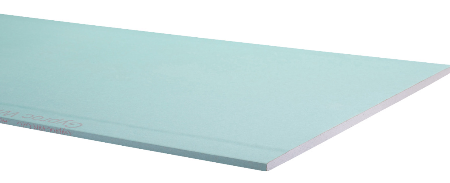Plaque de plâtre KNAUF 12.5mm 2.60x0.60m Hydrofuge